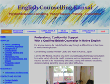 Tablet Screenshot of englishcounselling.com